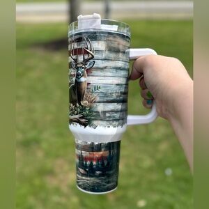 Green and Brown Scenic 40oz Nature Tumbler